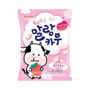 [롯데웰푸드] 말랑카우딸기_158G